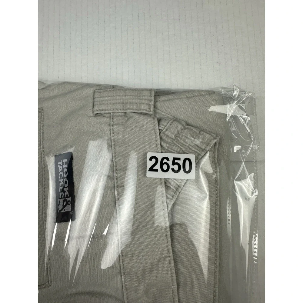 Hook & Tackle Mens Utility Cargo Shorts Size 42 Relaxed Fit Outdoor Fishing